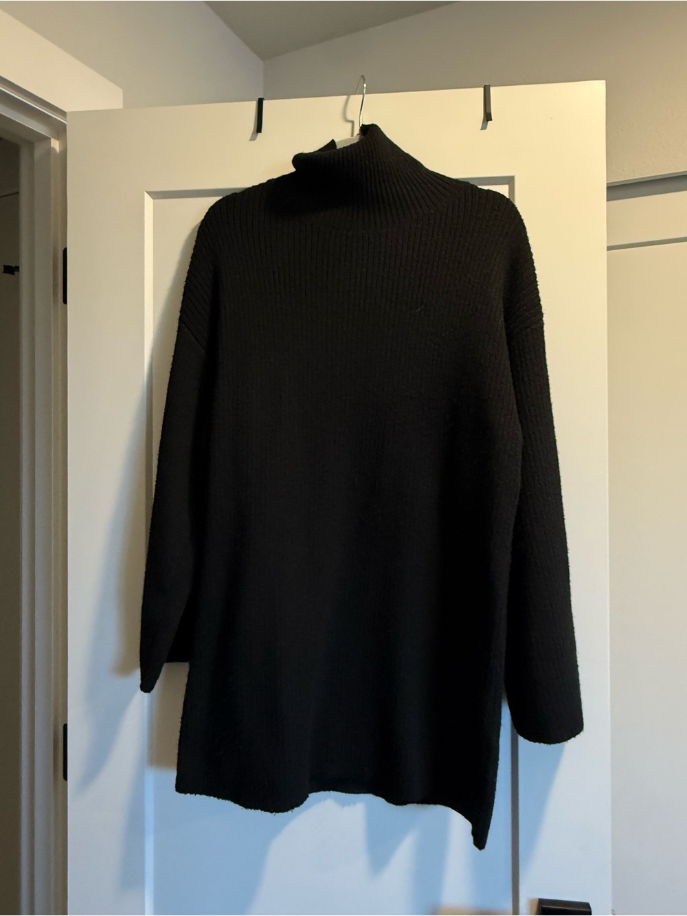 Princess Polly Black Oversized Turtleneck Sweater – XS/S